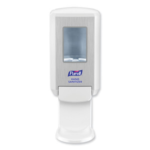 PURELL CS4 Hand Sanitizer Dispenser, 1,200 mL, 6.12 x 4.48 x 10.81, White (GOJ512101) View Product Image