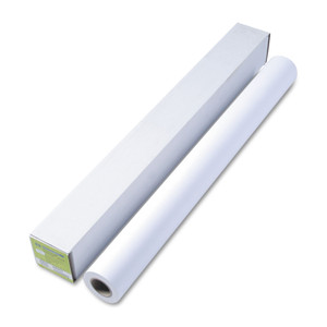 HP DesignJet Inkjet Large Format Paper, 6.1 mil, 36" x 100 ft, Coated White (HEWQ1413B) View Product Image