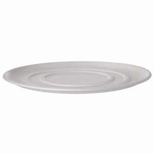 Eco-Products WorldView Molded Fiber Pizza Trays, 14 x 14 x 0.2, White, Sugarcane, 50/Carton
