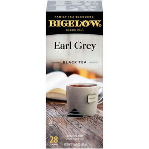 Bigelow Earl Grey Black Tea Bag - Black Tea - 28 Teabag