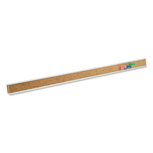 Quartet Bulletin Bar I, 1" x 24", Brown/Silver Quartet Bulletin Bar I, 1" x 24", Brown/Silver
