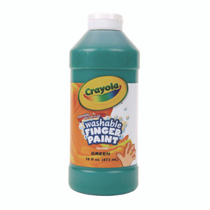 Crayola Washable Fingerpaint, Green, 16 oz Bottle Crayola Washable Fingerpaint, Green, 16 oz Bottle