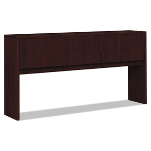 HON 10500 H10534 Hutch - 37.1" Height x 72" Width x 14.6" Depth - Flat Edge - Finish: Mahogany (HON10534NN)