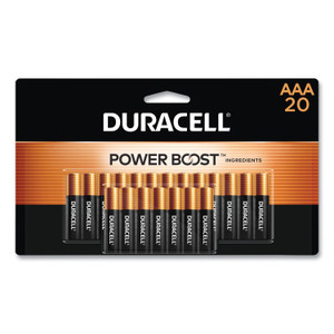 Duracell Power Boost CopperTop Alkaline AAA Batteries, 20/Pack