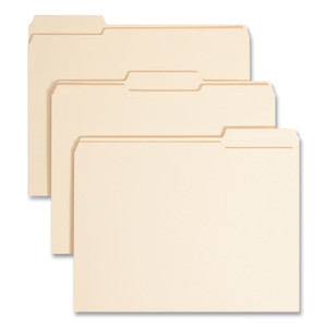Smead Top Tab Manila Expansion Fastener Folders, 1.5" Expansion, 2 Fasteners, Letter Size, Manila Exterior, 50/Box