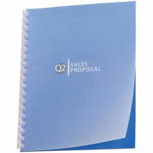 GBC Design View Poly Presentation Covers - 11" Height x 8.5" Width x 10" Length - For Letter 8 1/2" x 11" Sheet - Polypropylene