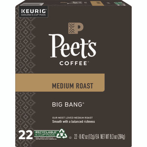 Peet's Coffee & Tea Big Bang K-Cups, 22/Box Peet's Coffee & Tea Big Bang K-Cups, 22/Box
