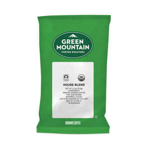 Green Mountain Coffee Fair Trade Organic House Blend Coffee, Fractional Packs, 2.5 oz, 50/Carton (GMT4493) View Product Image