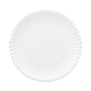 AJM Packaging Corporation Original Heavyweights Paper Plates, 9" dia, White, 120/Pack, 8 Packs/Carton