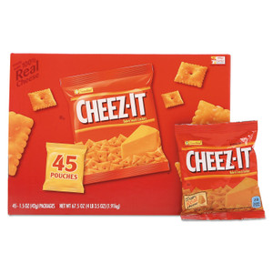 Sunshine Cheez-it Crackers, Original, 1.5 oz Pack, 45 Packs/Carton (KEB827553) View Product Image