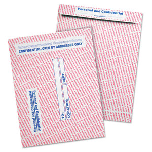 Quality Park Gray/Red Paper Gummed Flap Personal and Confidential Interoffice Envelope, #97, 10 x 13, Gray/Red, 100/Box (QUA63778) View Product Image