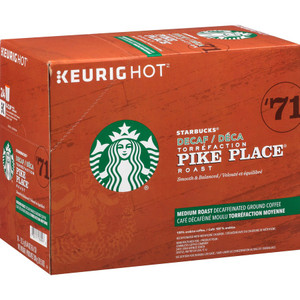 Starbucks K-Cup Decaf Pike Place Roast Coffee (SBK12434952) View Product Image