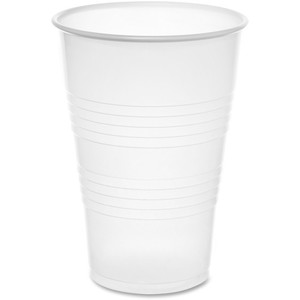 Solo Cup Company Cold Cups, Plastic, 16oz., 1000/CT, Translucent (SCCY16T) View Product Image