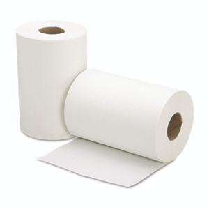 AbilityOne 8540015923021, SKILCRAFT Continuous Roll Paper Towel, 1-Ply, 8" x 350 ft, White, 12 Rolls/Box