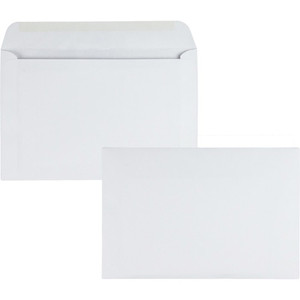 Quality Park 6 x 9 Booklet Envelopes with Open Side - Booklet - #6 1/2 - 6" Width x 9" Length - 24 lb - Gummed
