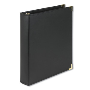 Samsill Classic Collection Ring Binder, 3 Rings, 1.5" Capacity, 11 x 8.5, Black (SAM15150) View Product Image