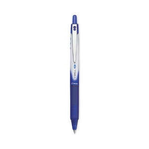 Pilot VBall RT Liquid Ink Roller Ball Pen, Retractable, Extra-Fine 0.5 mm, Blue Ink, Blue/White Barrel (PIL26107) View Product Image