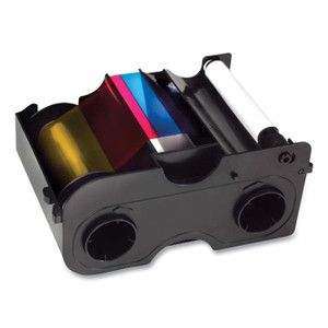 Fargo Multi Color Thermal Resin Printer Ribbon, Black/Cyan/Magenta/Yellow