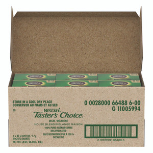 Nescaf Taster's Choice Stick Pack, Decaf, 0.06oz, 80/Box, 6 Boxes/Carton Nescaf Taster's Choice Stick Pack, Decaf, 0.06oz, 80/Box, 6 Boxes/Carton