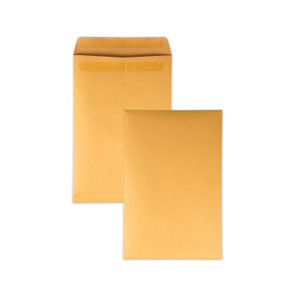 Quality Park Redi-Seal Catalog Envelope, #15, Cheese Blade Flap, Redi-Seal Adhesive Closure, 10 x 15, Brown Kraft, 250/Box (QUA43862) View Product Image