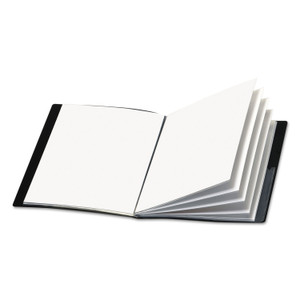 Cardinal ShowFile Display Book with Custom Cover Pocket, 24 Letter-Size Sleeves, Black (CRD50232) View Product Image