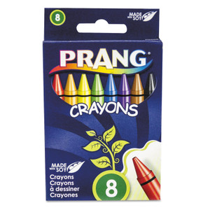 Prang Crayons Made with Soy, 8 Colors/Box (DIX00000) View Product Image