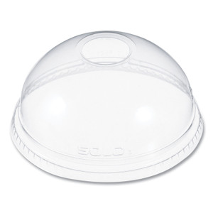 Dart Ultra Clear Dome Cold Cup Lids, Fits 16 oz to 24 oz Cold Cups, Plastic, Clear, 100/Pack