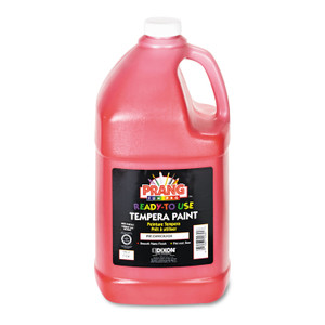 Prang Ready-to-Use Tempera Paint, Red, 1 gal Bottle (DIX22801) View Product Image