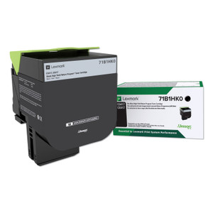 Lexmark 71B1HK0 Unison High-Yield Toner, 6,000 Page-Yield, Black Lexmark 71B1HK0 Unison High-Yield Toner, 6,000 Page-Yield, Black