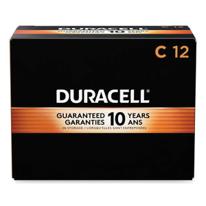 Duracell CopperTop Alkaline C Batteries, 12/Box