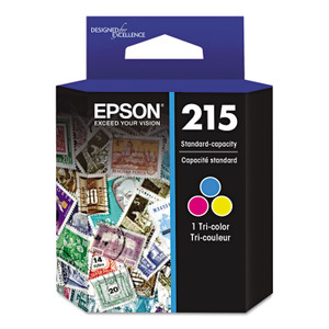 Epson T215530-S (215) DURABrite Ultra Ink, Tri-Color View Product Image