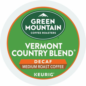 Green Mountain Coffee Roasters K-Cup Vermont Country Blend Decaf Coffee - Compatible with Keurig Brewer - Medium - K-Cup - Decaffeinated - 24/Box