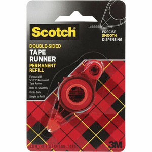 Scotch Double-Sided Tape Runner Refill - 8 oz - Clear