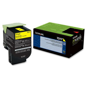 Lexmark Unison 701Y Original Standard Yield Laser Toner Cartridge - Yellow - 1 Each