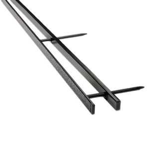 GBC VeloBind Reclosable Spines, 200 Sheet Capacity, Black, 25/Pack