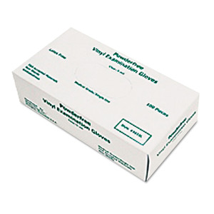 MCR Safety Disposable Vinyl Gloves, Large, 5 mil, Medical Grade, 100/Box