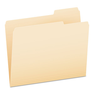 Pendaflex Manila File Folders, 1/3-Cut Tabs: Right Position, Letter Size, 0.75" Expansion, Manila, 100/Box