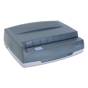 Swingline 50-Sheet 350MD Electric Three-Hole Punch, 9/32" Holes, Gray (SWI9800350) View Product Image
