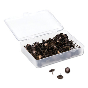 U Brands Fashion Metal Thumbtacks, Metal, Brass, 0.38", 200/Pack (UBR3092U0624) View Product Image