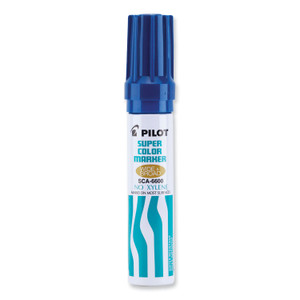 Pilot Jumbo Refillable Permanent Marker, Broad Chisel Tip, Blue