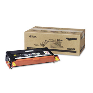 Xerox 113R00725 High-Yield Toner, 6,000 Page-Yield, Yellow (XER113R00725) View Product Image