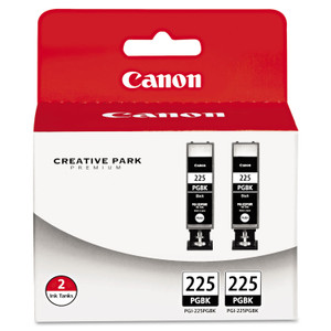 Canon 4530B007AA (PGI-225) Ink, Black, 2/Pack View Product Image