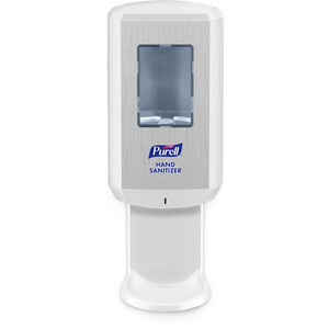PURELL CS6 Hand Sanitizer Dispenser - Automatic - 1.27 quart Capacity - Support 4 x C Battery - Wall Mountable, Refillable, Site Window, Locking Mechanism, Touch-free - White