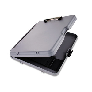 Saunders WorkMate Storage Clipboard, 0.5" Clip Capacity, Holds 8.5 x 11 Sheets, Charcoal/Gray (SAU00470) View Product Image