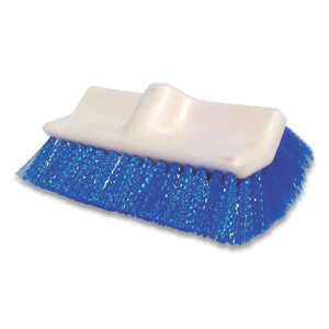O'Dell Synthetic Fiber Scrub Brush, Blue Synthetic Bristles, 10" Brush
