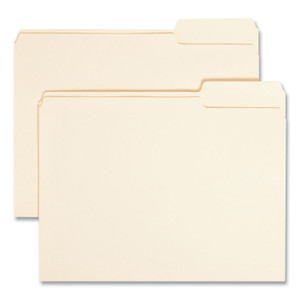 Smead Manila File Folders, 1/3-Cut Tabs: Right Position, Letter Size, 0.75" Expansion, Manila, 100/Box (SMD10333) View Product Image