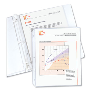 C-Line Standard Weight Polypropylene Sheet Protectors, Clear, 2", 11 x 8.5, 100/Box (CLI62027) View Product Image