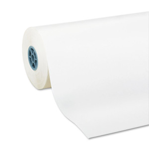 Pacon Kraft Paper Roll, 40 lb Wrapping Weight, 24" x 1,000 ft, White (PAC5624) View Product Image