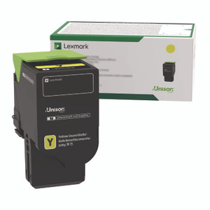 Lexmark 78C1XY0 Return Program Extra High-Yield Toner, 5,000 Page-Yield, Yellow