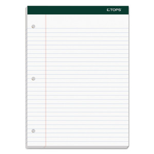 TOPS Double Docket Ruled Pads, Wide/Legal Rule, 100 White 8.5 x 11.75 Sheets, 6/Pack (TOP63437) View Product Image